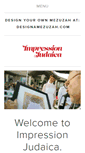 Mobile Screenshot of impressionjudaica.com
